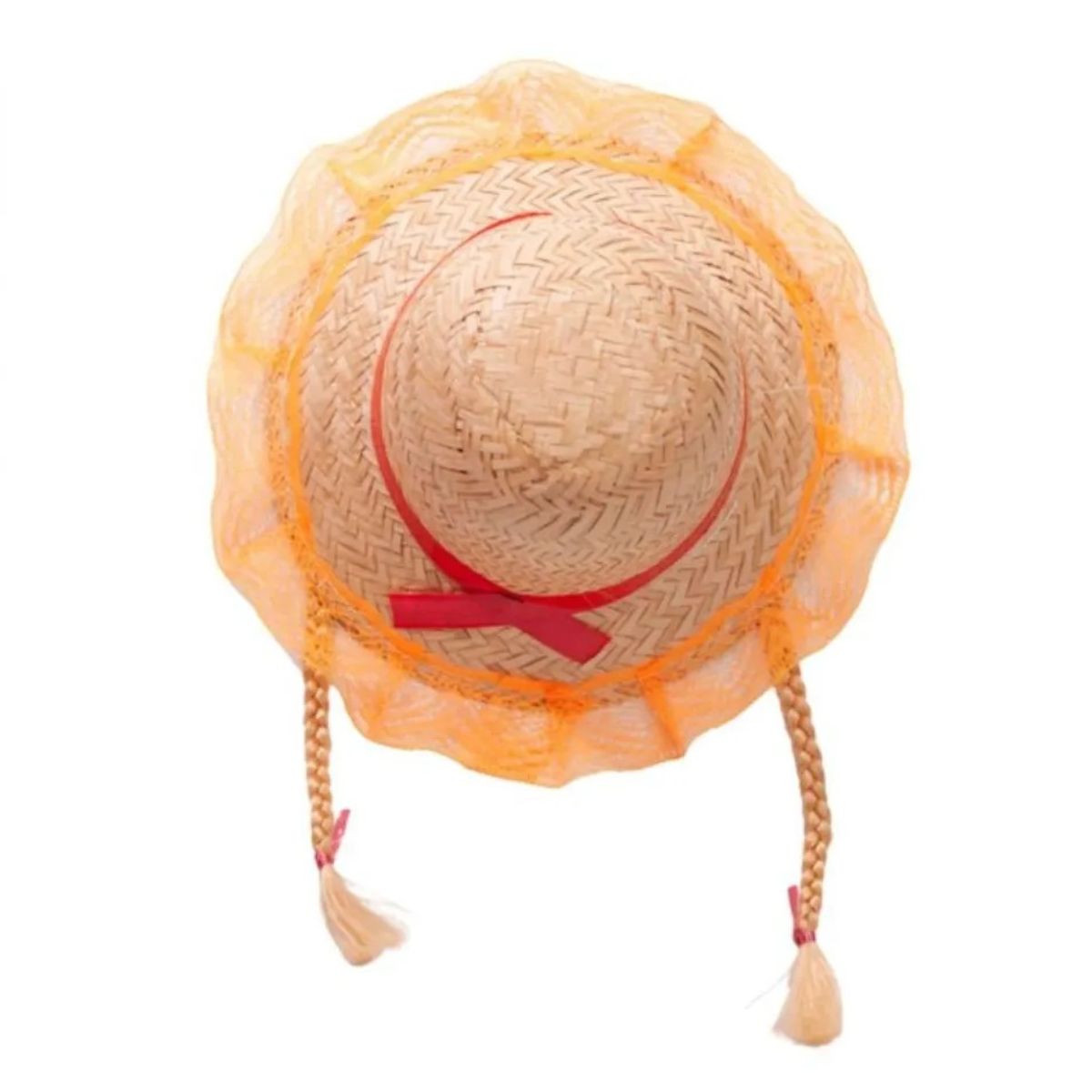 Chapéu De Palha Com Renda E Trança Embutido Loiro Festa Junina Caipirinha Quadrilha Sortido Chapéu De Palha Com Renda E Trança Embutido Loiro Festa Junina Caipirinha Quadrilha Sortido